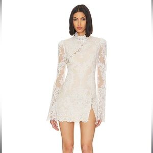 Stone Cold Fox x REVOLVE Allure Dress in White